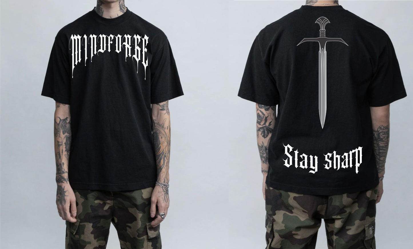 Mindforge "Stay Sharp" Oversized Tee